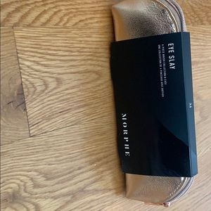 Make up bag with eyeshadow brushes